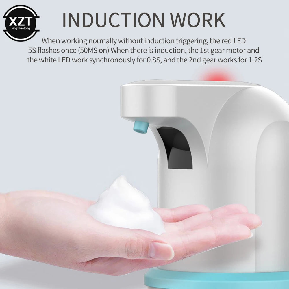 Automatic Liquid Soap Dispenser Touchless Sensor USB Charging Smart Foam Machine Infrared Sensor Soap Dispenser Hand Sanitizer