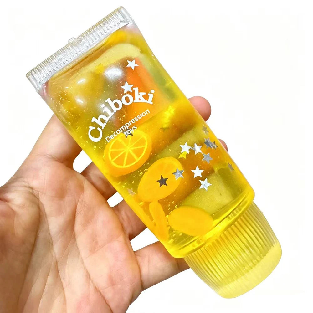 Toothpaste Tube Squishy Toy Non-Bounce Jam Filled Vaseline Feel ASMR Fidget Stress Ball Anti Anxiety Sensory Toy for Kids Adults