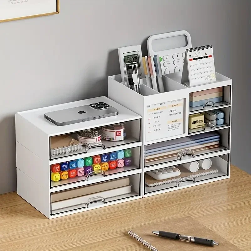 Desktop Drawer Organizer Storage Box - Office Desk Organizer
