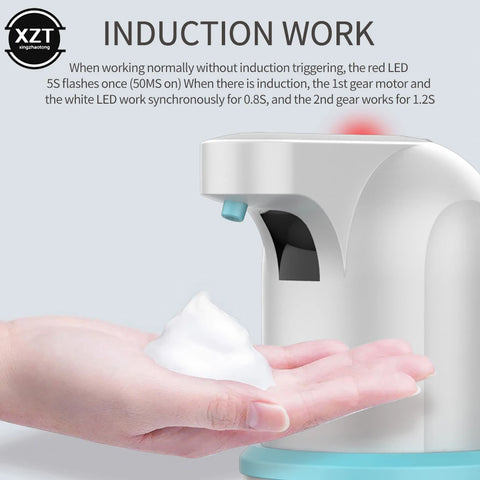 Automatic Liquid Soap Dispenser Touchless Sensor USB Charging Smart Foam Machine Infrared Sensor Soap Dispenser Hand Sanitizer