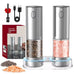 Electric Pepper Grinder Stainless Steel Salt And Pepper Grinder USB Rechargeable Adjustable Coarseness Spice Mill Kitchen Tool