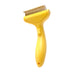Pet Hair Removal Comb Grooming Brush for Dogs Cats Detangling Brush for Long Thick Hair Professional Grooming Tool