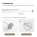 Cordless Home Kitchen Gadgets Electric Kitchens Accessories Milk Mixer Frother Mini Coffee Egg Beater Beating Tools Dining Bar
