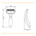 Pet Hair Removal Comb Grooming Brush for Dogs Cats Detangling Brush for Long Thick Hair Professional Grooming Tool