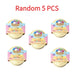Blind Box Colorful Simulated Dumpling Squishy Relaxing Relieve Anxiety Antistress Enhance Happiness Rebound Squeeze Reliever Toy