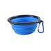 Portable Pet Food Bowl  Durable TPR Bowl  Cat and Dog Food Pet Silicone Collapsible Bowl Portable Travel Outdoor Water Food Bowl