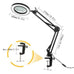 Hot sell 72LED 8X/10X Magnifier USB 3 Colors LED Magnifying Glass for Soldering Iron Repair/Table Lamp/Skincare Beauty tools