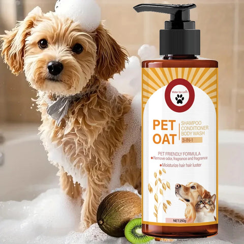 Pet Shampoo; Cleans Hair, Removes Odors, Makes Hair Soft and Not Dull, Has a Long-Lasting Fragrance, Is Specifically Designed for Pets, Suitable for Bathing Dogs and Cats