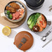 1pc 304 Instant Noodle Bowl - Stainless Steel Large Capacity with Lid Portable Tableware Perfect for Serving Noodles and Rice