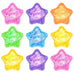 5/10Pcs Glitter Transparent Slow Rising Star Fidget Ball Multi-shape Portable Sensory Toy for Stress Relief Calming Party Favors