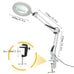 Hot sell 72LED 8X/10X Magnifier USB 3 Colors LED Magnifying Glass for Soldering Iron Repair/Table Lamp/Skincare Beauty tools