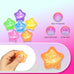 5/10Pcs Glitter Transparent Slow Rising Star Fidget Ball Multi-shape Portable Sensory Toy for Stress Relief Calming Party Favors