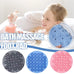 Exfoliating Shower Foot & Back Scrubber, Massage Pad,Wall Mounted Back Scrubber, Silicone Bath Massage Foot Mat with Suction Cup