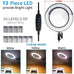 Hot sell 72LED 8X/10X Magnifier USB 3 Colors LED Magnifying Glass for Soldering Iron Repair/Table Lamp/Skincare Beauty tools