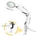 Hot sell 72LED 8X/10X Magnifier USB 3 Colors LED Magnifying Glass for Soldering Iron Repair/Table Lamp/Skincare Beauty tools