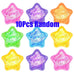 5/10Pcs Glitter Transparent Slow Rising Star Fidget Ball Multi-shape Portable Sensory Toy for Stress Relief Calming Party Favors