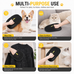 Reusable Pet Hair Remover Mitt – Washable Lint & Fur Remover Glove for Cats, Dogs, Furniture & Car Seats